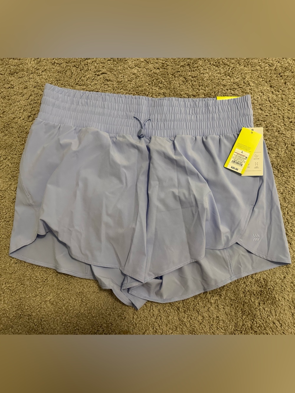 NWT Light Lavender Athletic Ruffle Skort